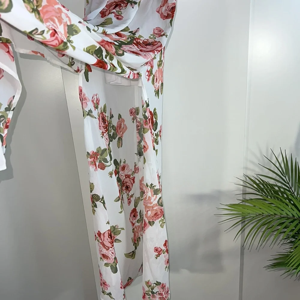 SHOW ME YOUR MUMU off shoulder side slits floral maxi dress - Picture 8 of 10